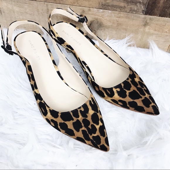 Marc Fisher Shoes - Marc Fisher Jovanni Leopard Kitten Heels